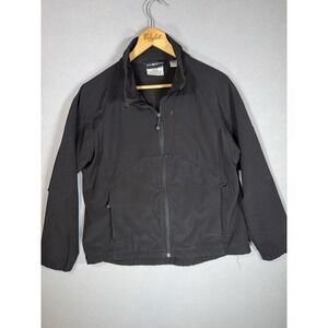Women's BLACK DIAMOND Soft Shell Jacket - Size XL Black Fleece Lining Full Zip